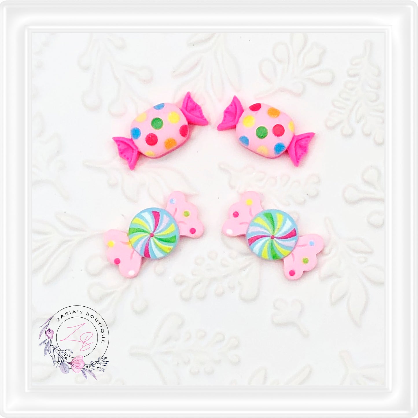 ⋅ SWEET TOOTH ⋅ Flatback Resin Embellishments ⋅ Per Pair ⋅
