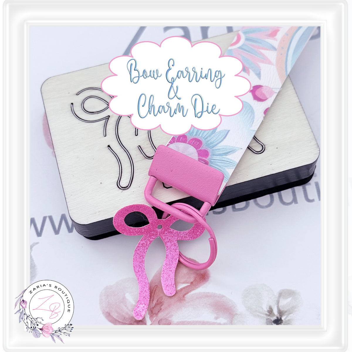 ⋅ Bow Earring and Charm Steel Cutting Die for Sizzix Big Shot ⋅