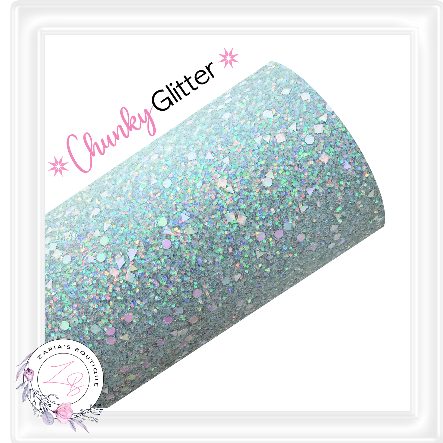 ∙ CHUNKY GLITTER ∙ Blue Glitter Gems ∙