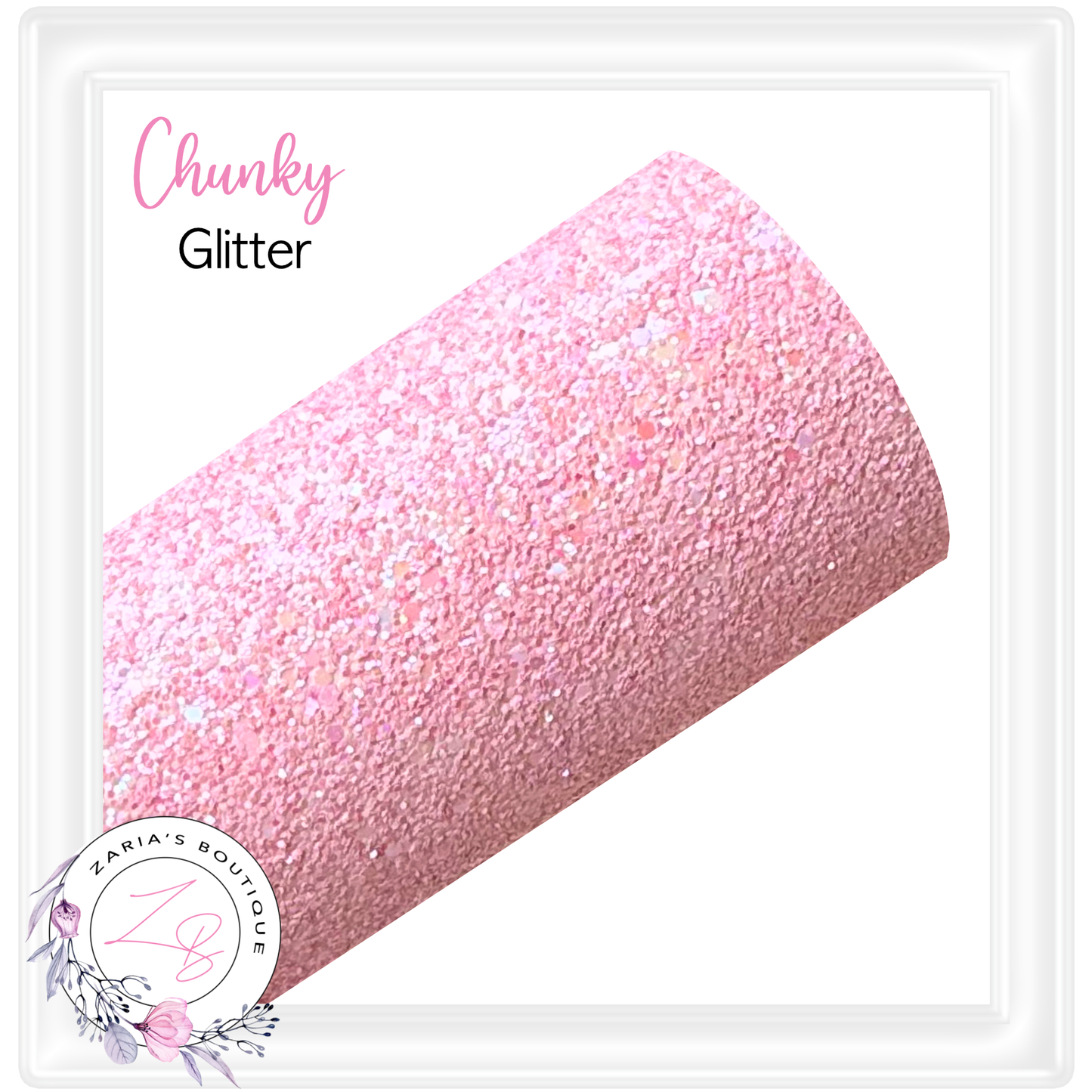 ⋅ Chunky Glitter Sheets ⋅ Pink ⋅