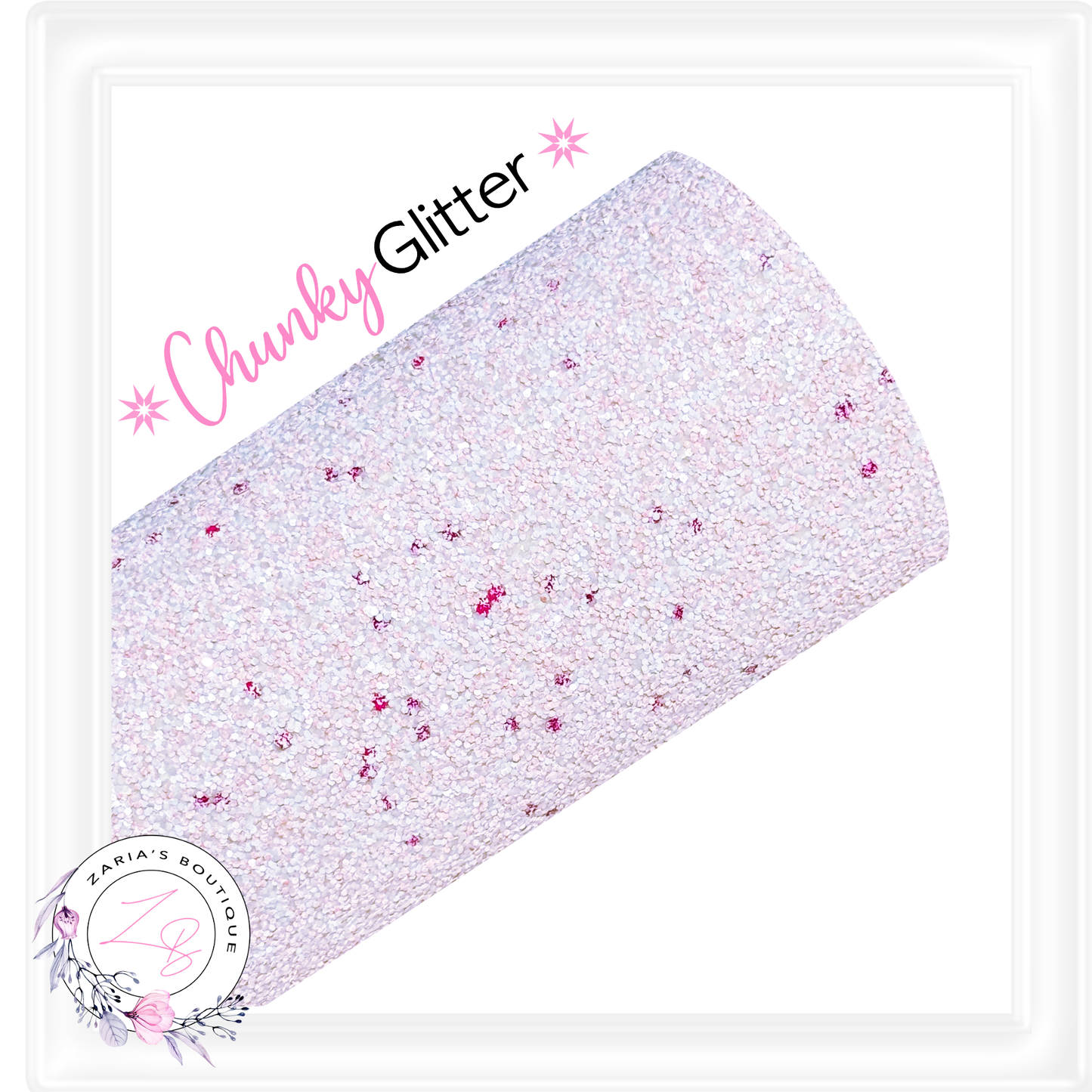 ∙ CHUNKY GLITTER ∙ Powder Pink Sprinkle ⋅
