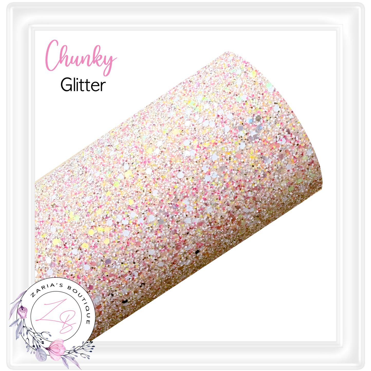 ∙ CHUNKY GLITTER ∙ Sequin Sprinkles Peachy ∙
