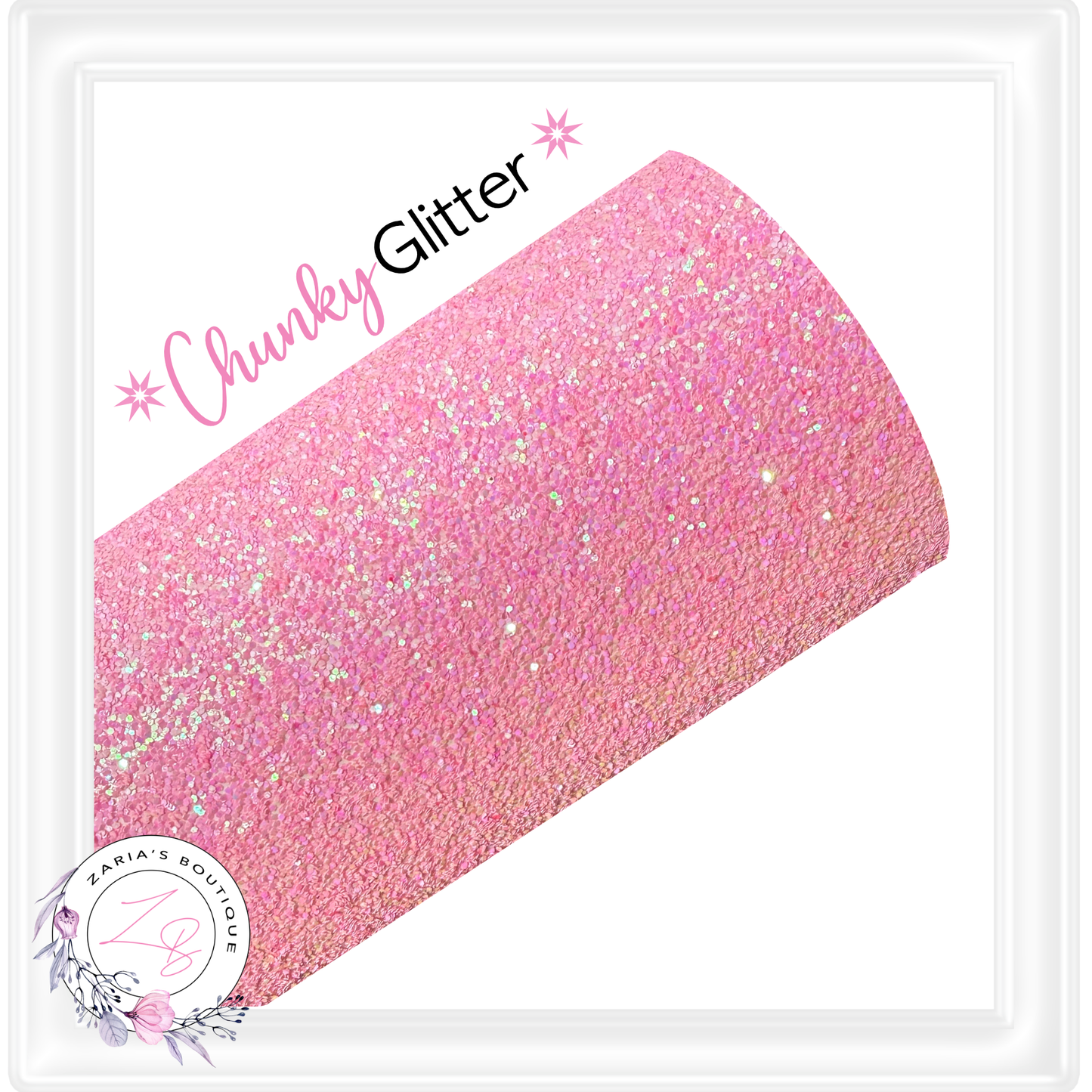 ∙ CHUNKY GLITTER ∙ Candy Pink ∙