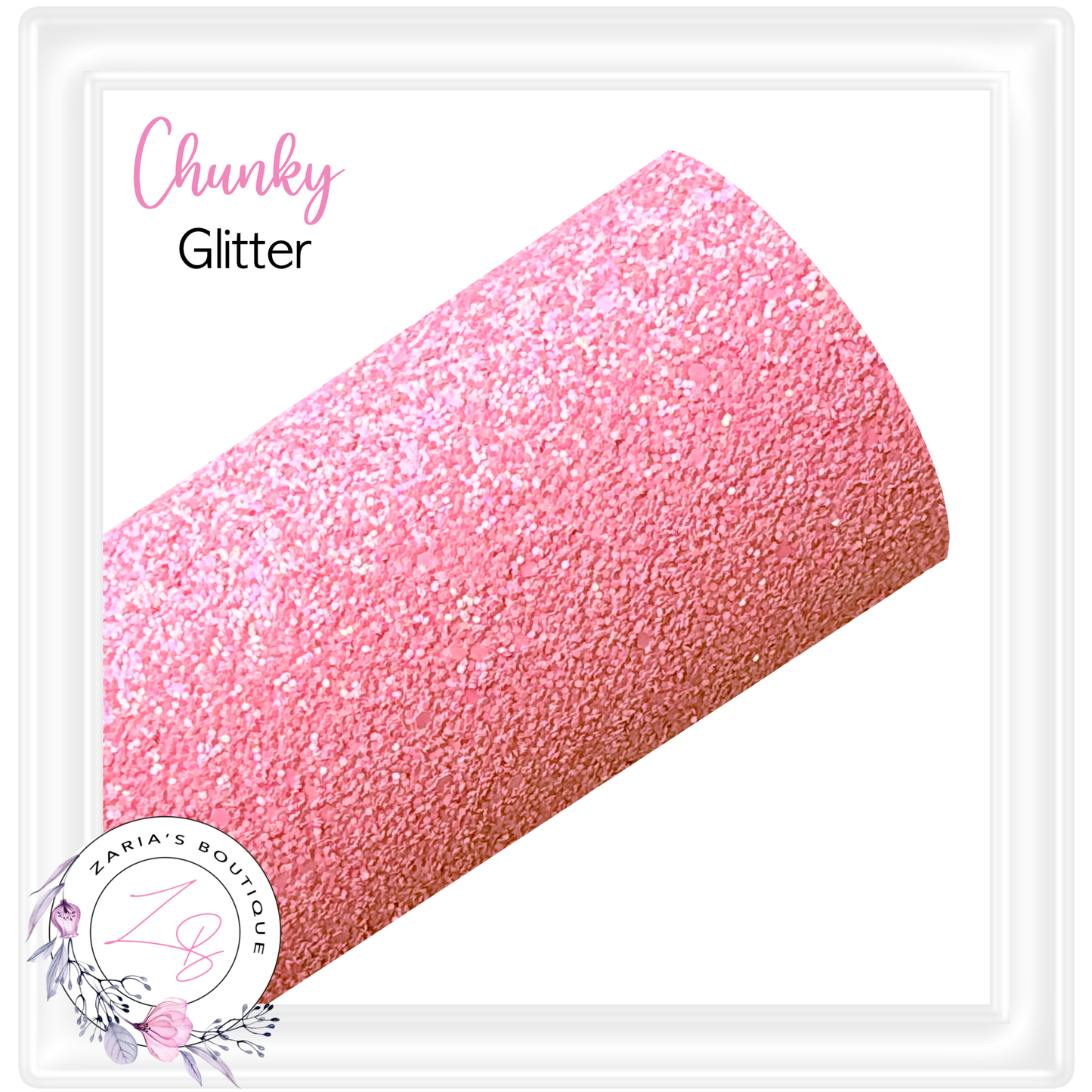 ⋅ Pink ⋅ Chunky Glitter ⋅ 1.2mm