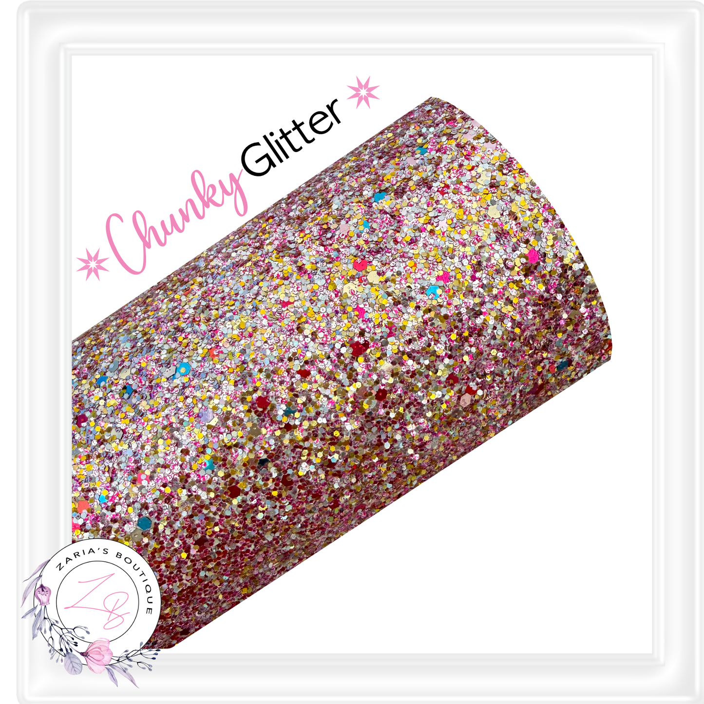 ∙ CHUNKY GLITTER ∙ Gemstone Sparkle Pink ⋅