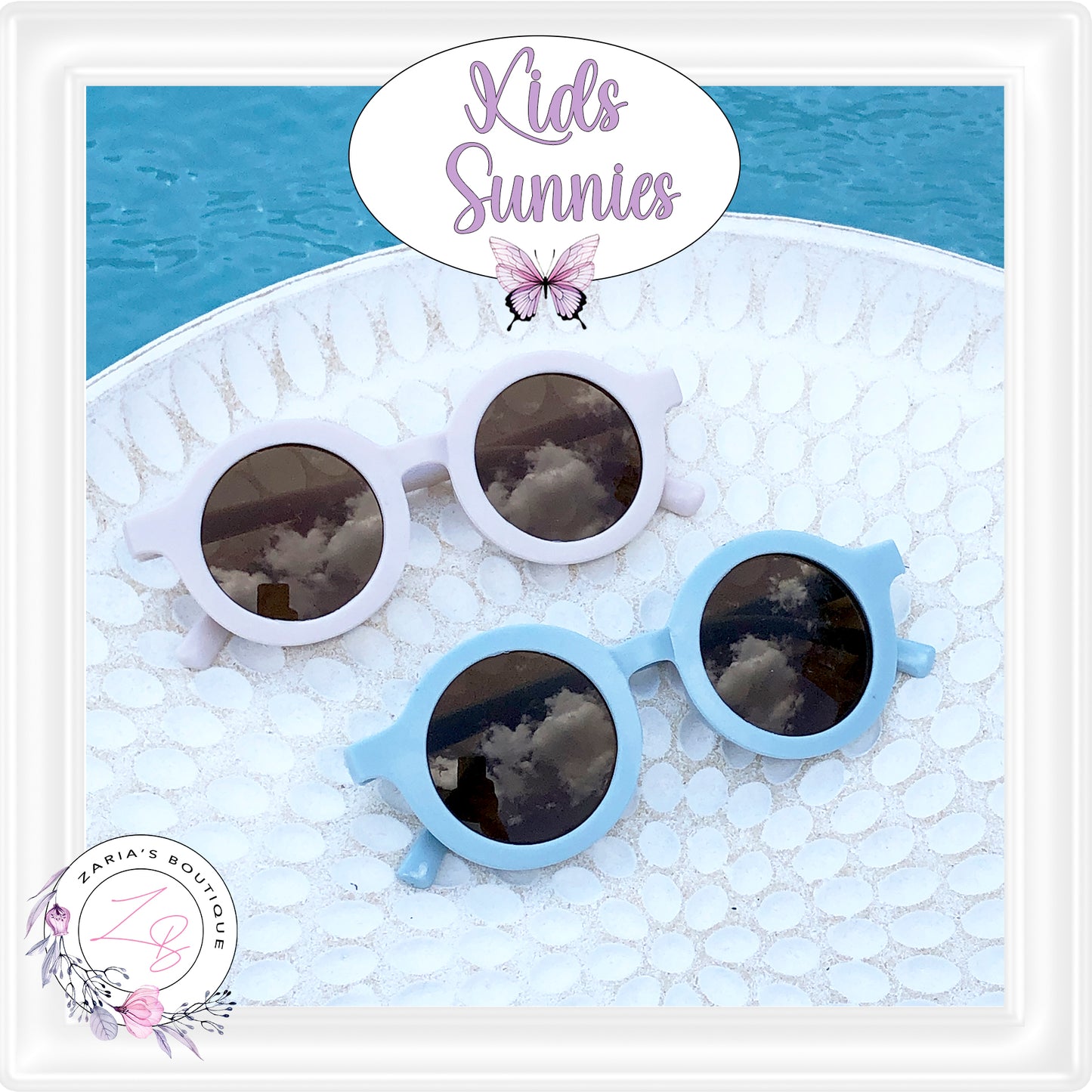 ⋅ Children's Sunglasses ⋅ Blue or Ivory ⋅