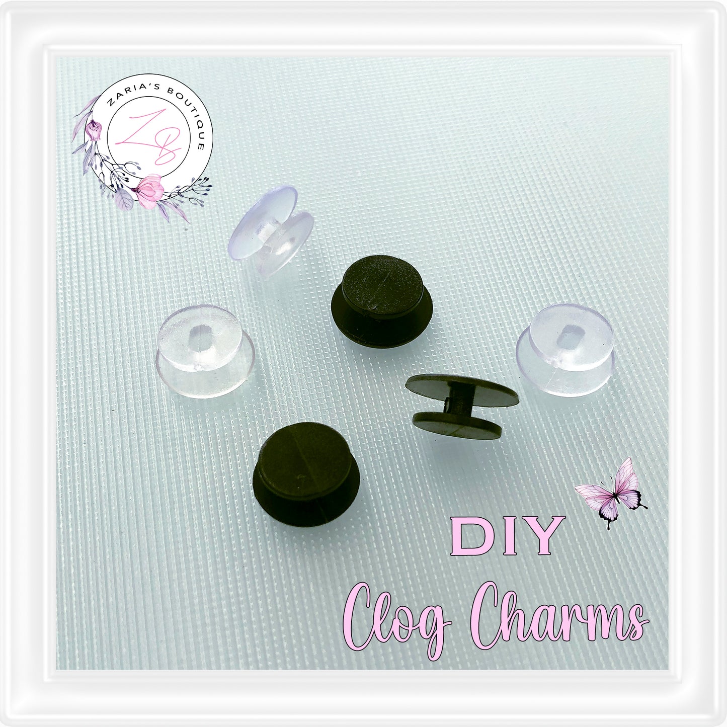 ⋅ DIY SHOE CHARMS ⋅ 2 Colours ⋅ 10 pc ⋅