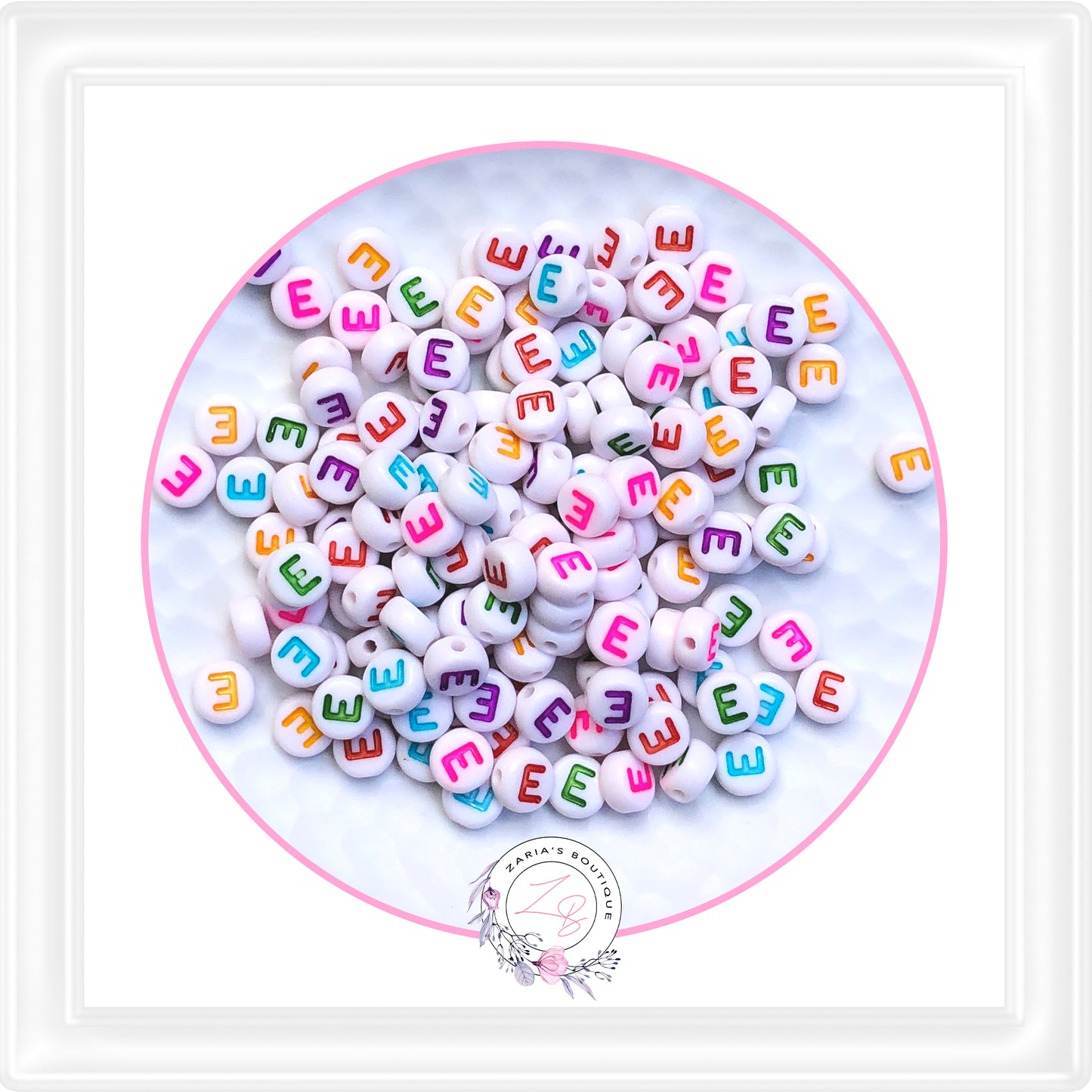 ⋅ Alphabet Beads ⋅ A - Z - 10 Pieces - You Choose ⋅