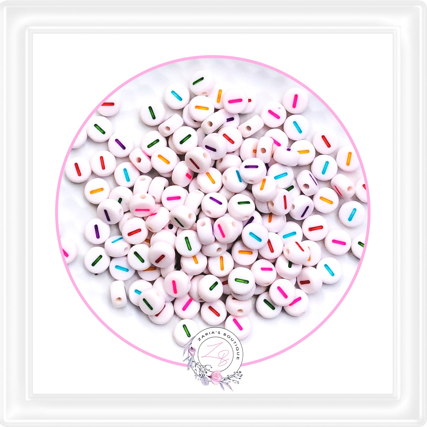 ⋅ Alphabet Beads ⋅ A - Z - 10 Pieces - You Choose ⋅