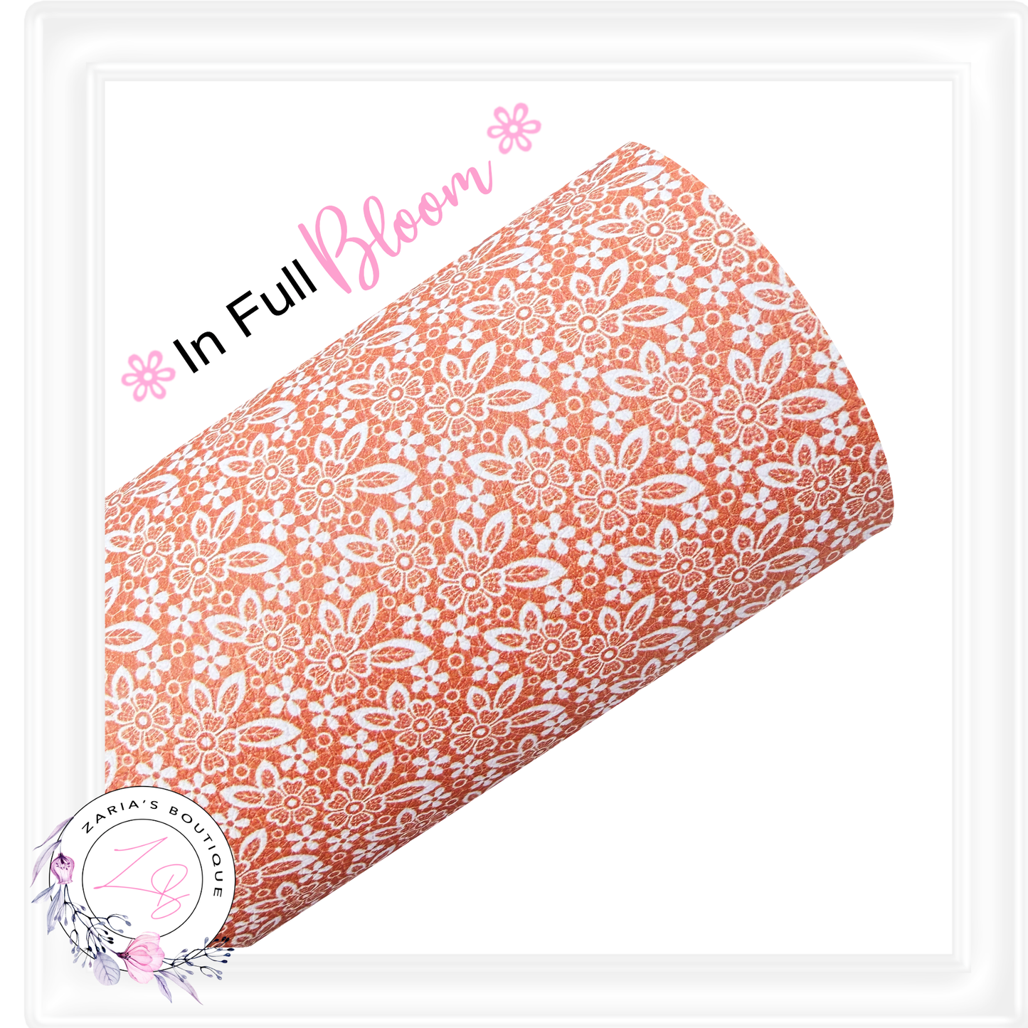 ⋅ In Full Bloom ⋅ Vegan Faux Leather ⋅