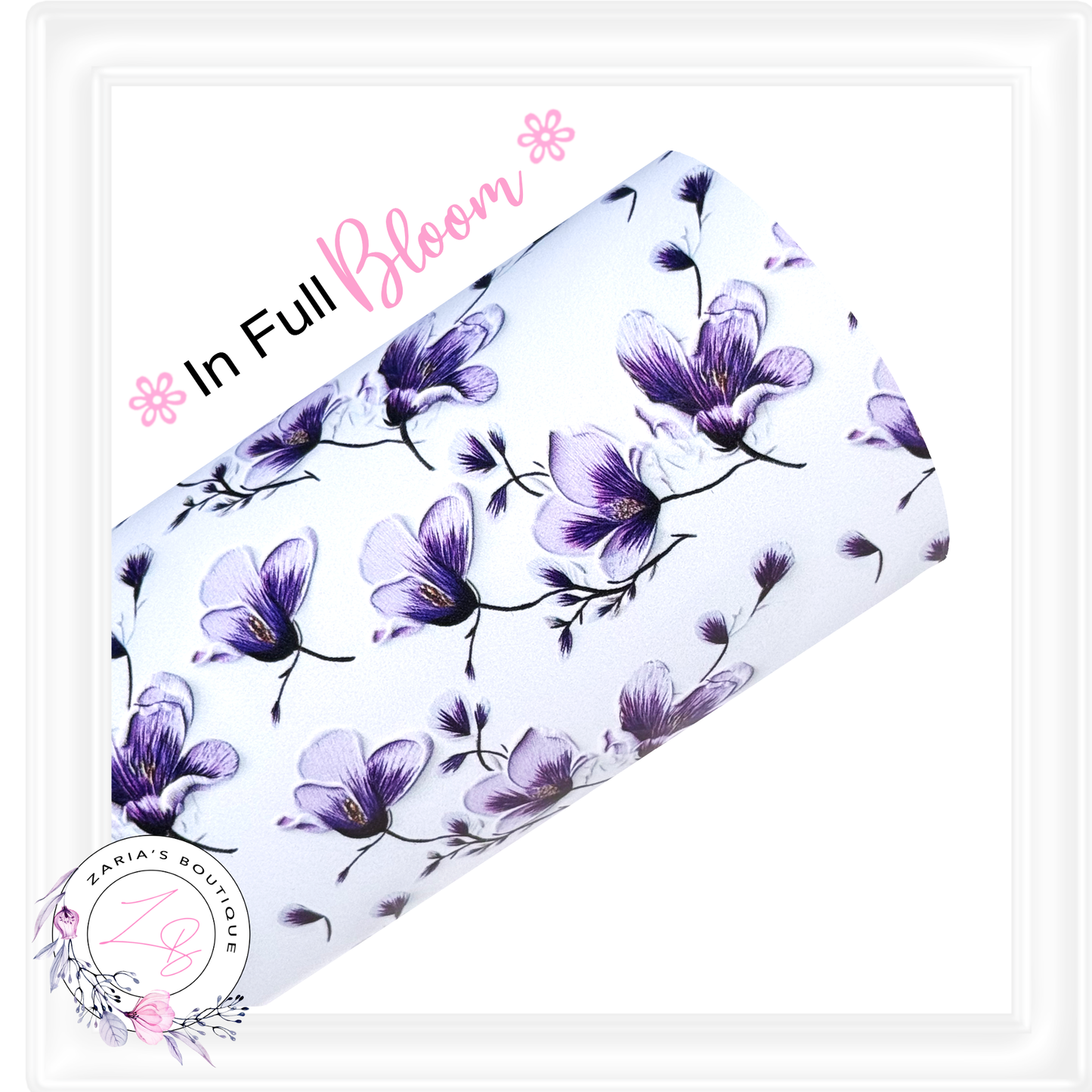 ⋅ In Full Bloom ⋅ Vegan Faux Leather ⋅