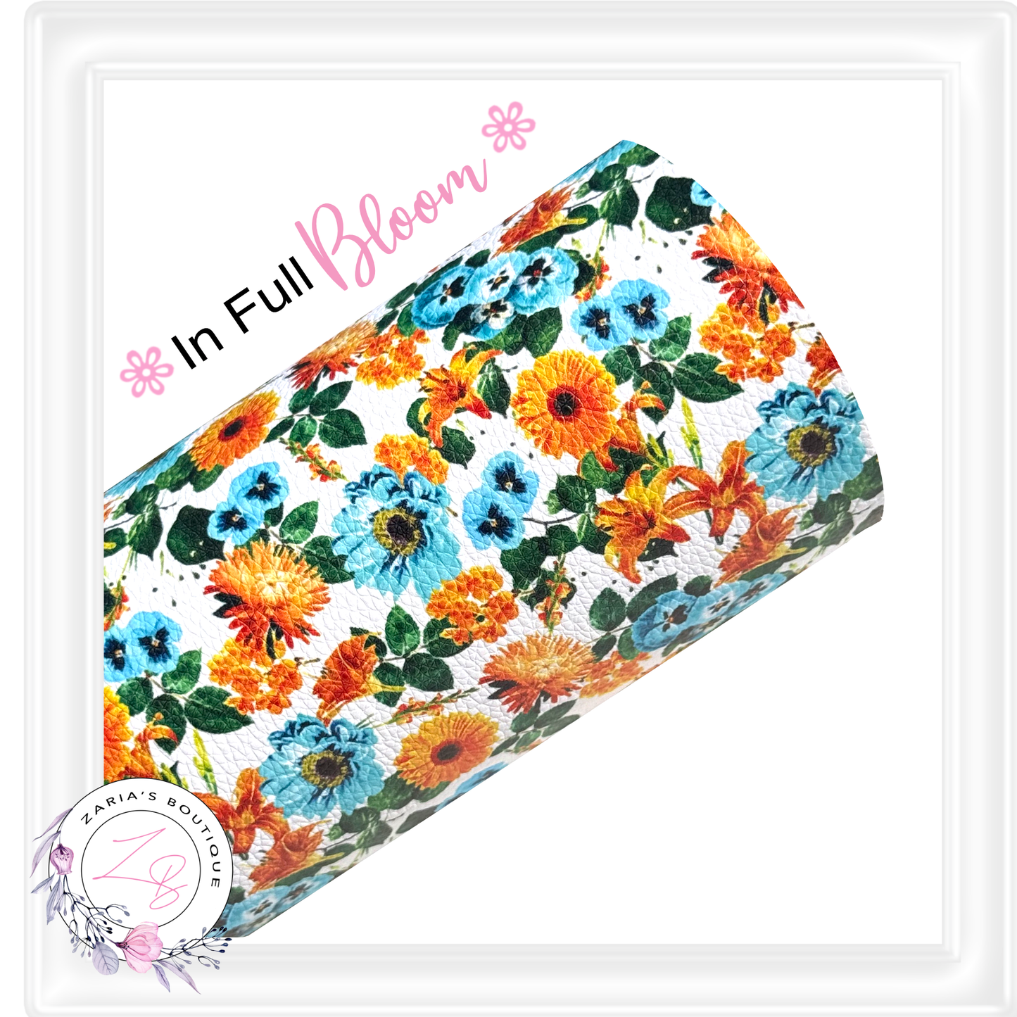 ⋅ In Full Bloom ⋅ Vegan Faux Leather ⋅