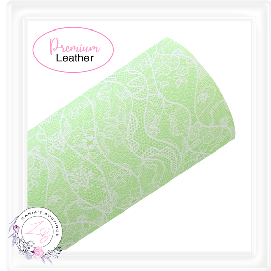 β
Baby Blue Lace β
Custom Printed Premium Vegan Faux Leather β’