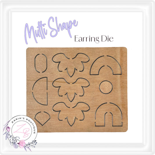 ⋅ Multi-shape Earring Steel cutting Die for Sizzix Big Shot ⋅