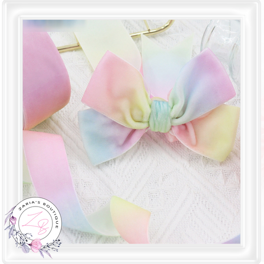 โ
RIBBON โ
25mm Velvet โ
Pastel Rainbow โ
5 Metres โ