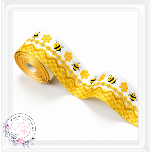 โ
RIBBON โ
32mm Satin Scallop Stitch โ
Honeycomb Bees โ
1 Yard 90cm โ