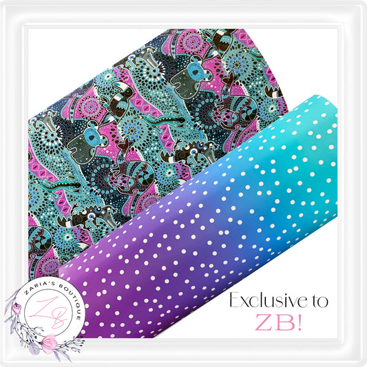 β
 Aussie Dots β
 Premium Vegan Faux Leather β