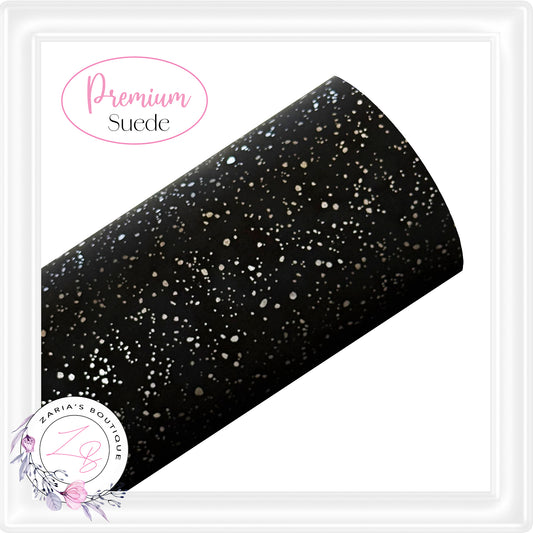 ⋅ Rose Gold Speckles ⋅ Premium Suede Faux Leather ⋅