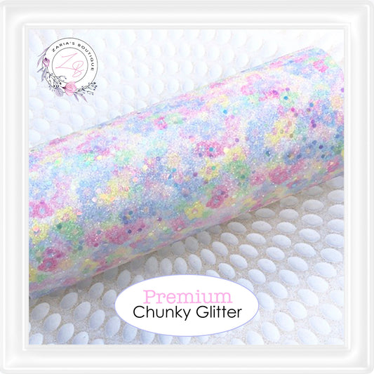 • Premium Chunky Glitter • Pastel Tie Dye •