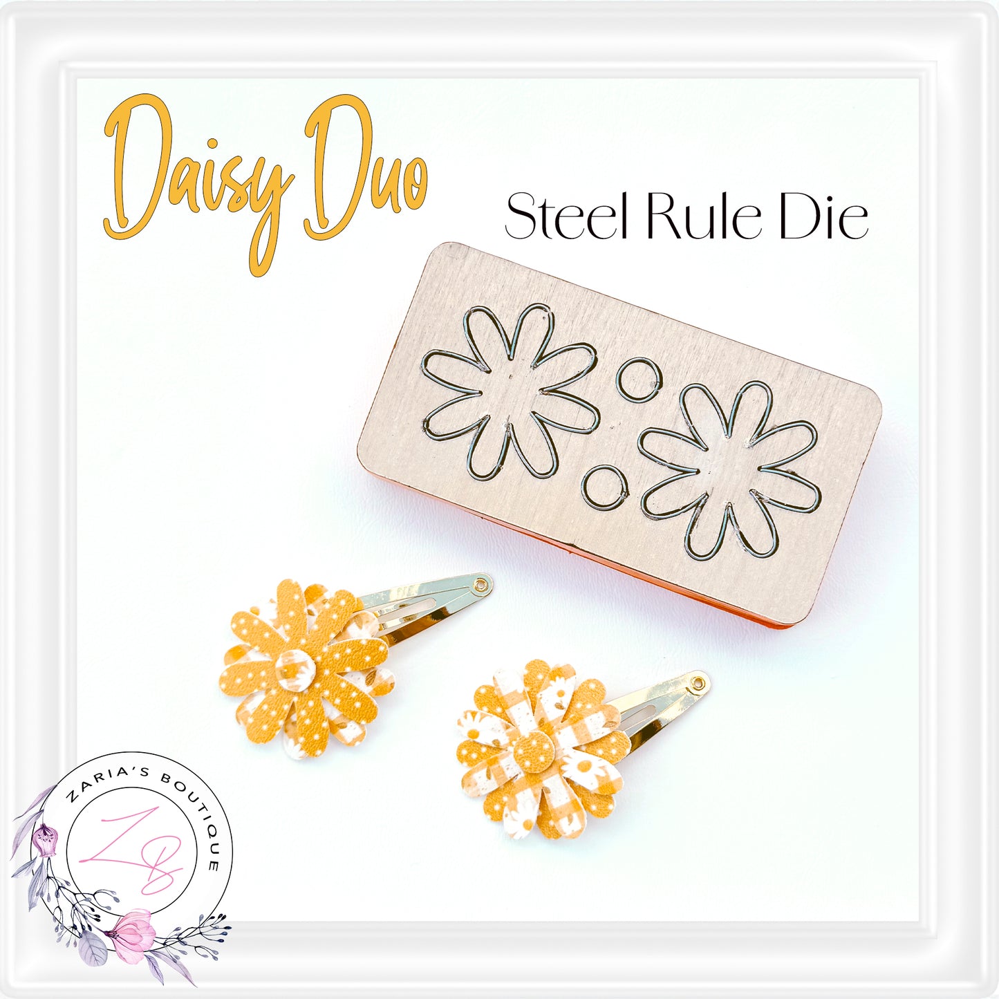⋅ Daisy Duo Die ⋅ 4cm ⋅ Steel Rule Cutting Die ⋅