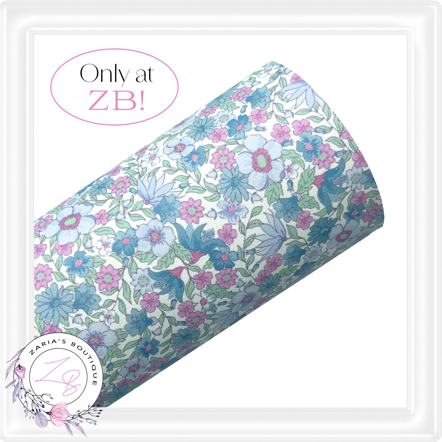 ⋅ Ditsy Floral ⋅ Liberty Style Custom Printed Vegan Faux Leather ⋅