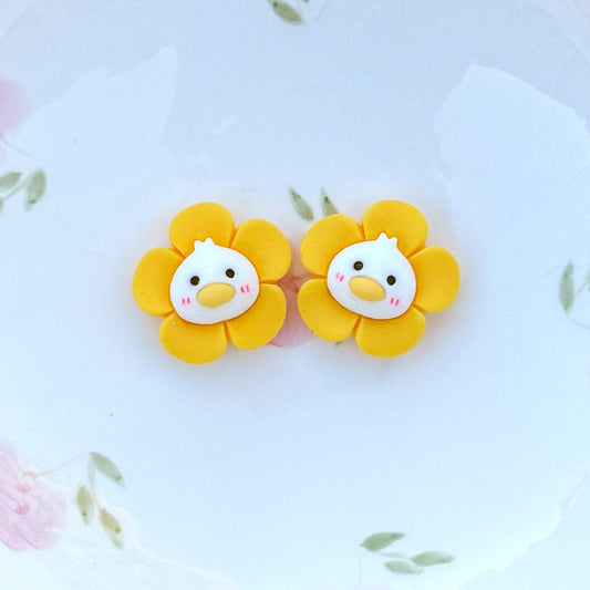 • Delightful Ducks • Flatback Embellishments • 2 Pieces •