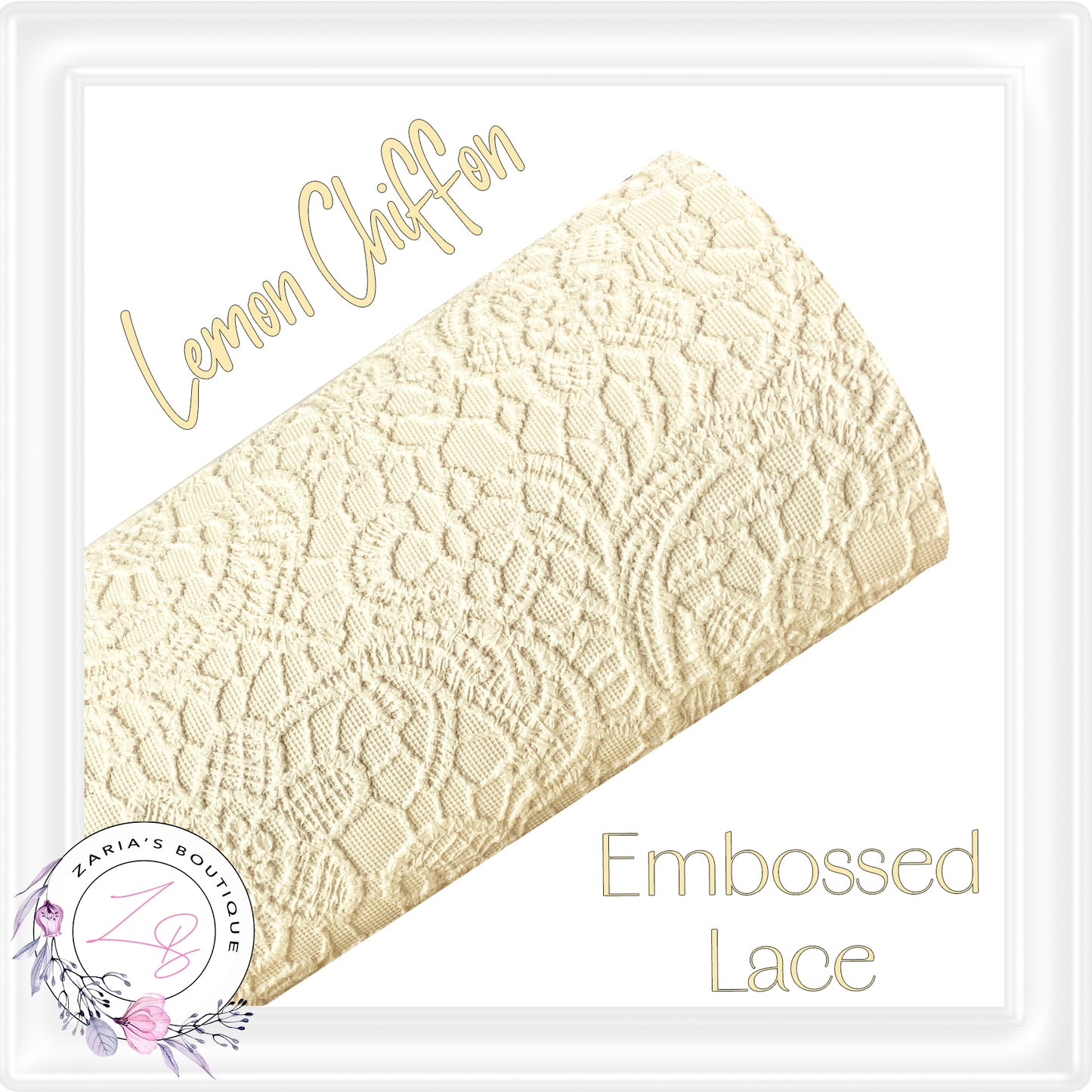 ⋅ Embossed Floral Buttersoft Lace ⋅ Vegan Faux Leather ⋅ Musk Pink ⋅