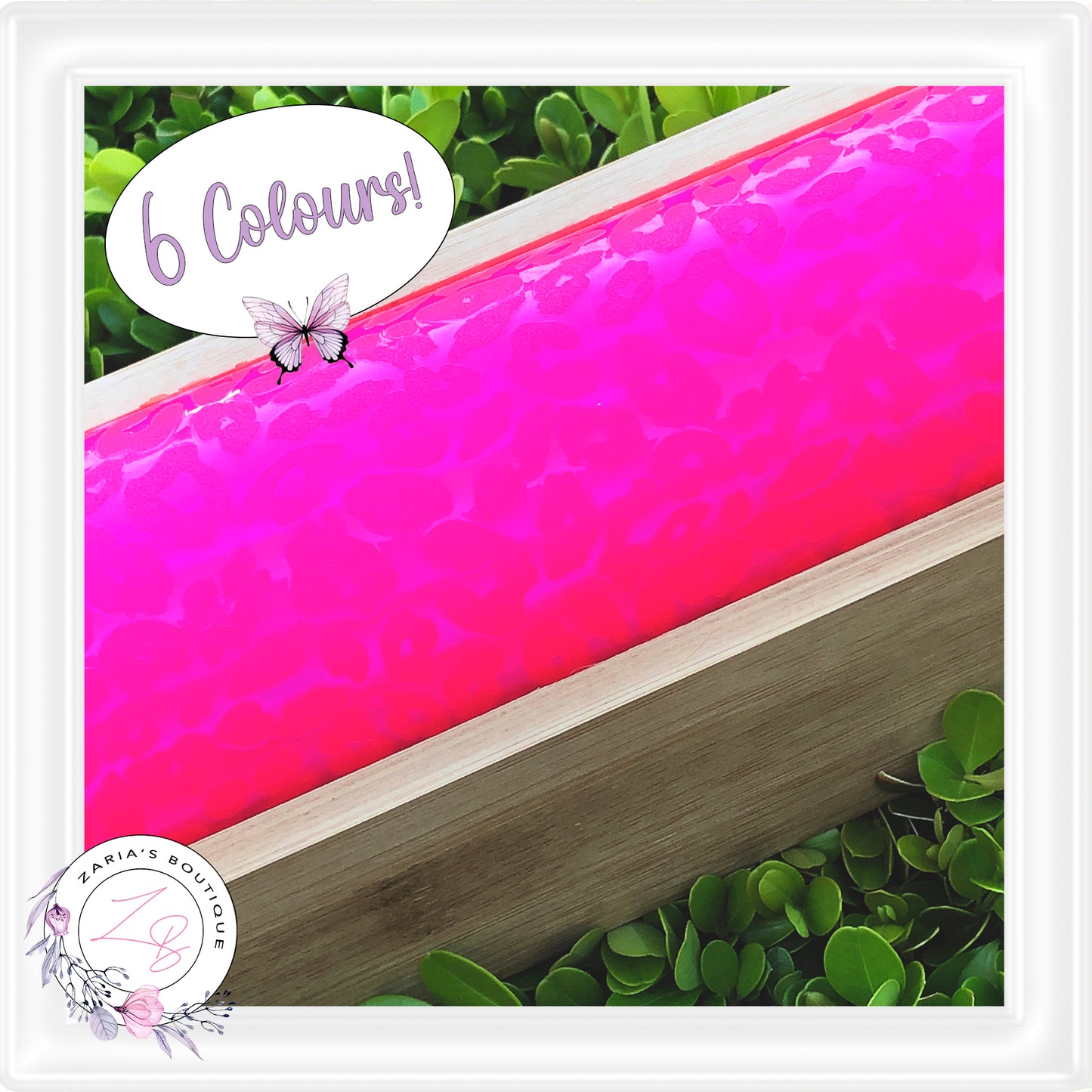 • Metallic Animal Print • Hot Pink •