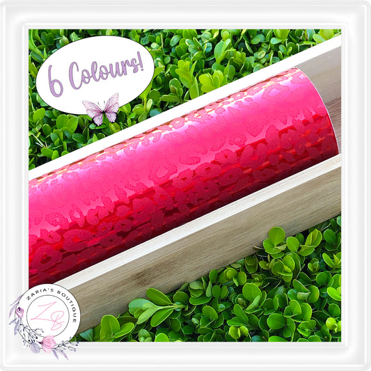 • Metallic Animal Print • Red •