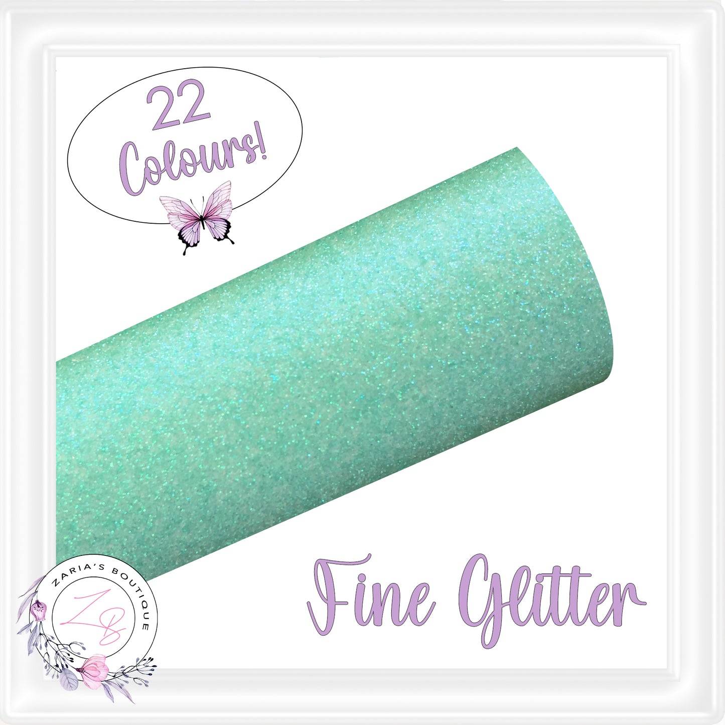 • Fine Glitter • Spearmint •