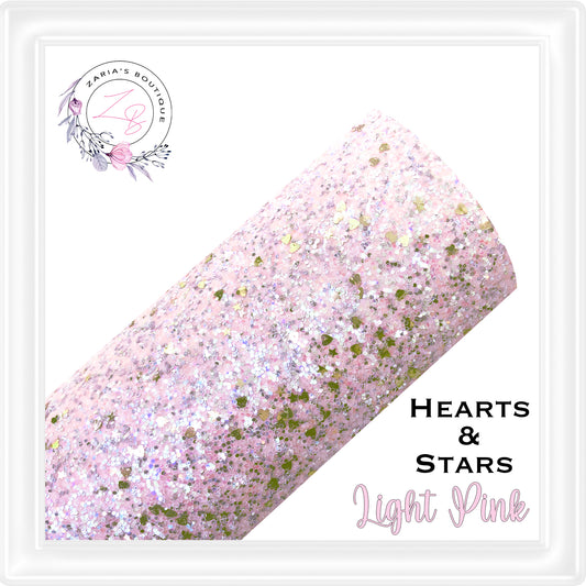 â‹… Hearts & Stars â‹… Chunky Glitter Sheets â‹… Sheets or Mini Rolls â‹…