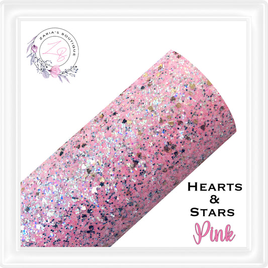⋅ Hearts & Stars ⋅ Chunky Glitter Sheets ⋅ Sheets or Mini Rolls ⋅