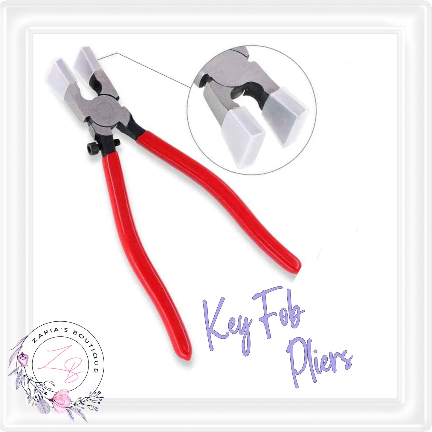 ⋅Key Fob Pliers ⋅ With Rubber Grips ⋅