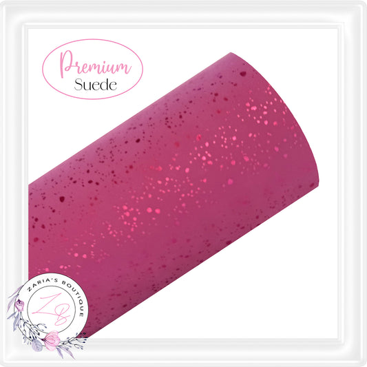 ⋅ Pink Confetti ⋅ Premium Suede Faux Leather ⋅