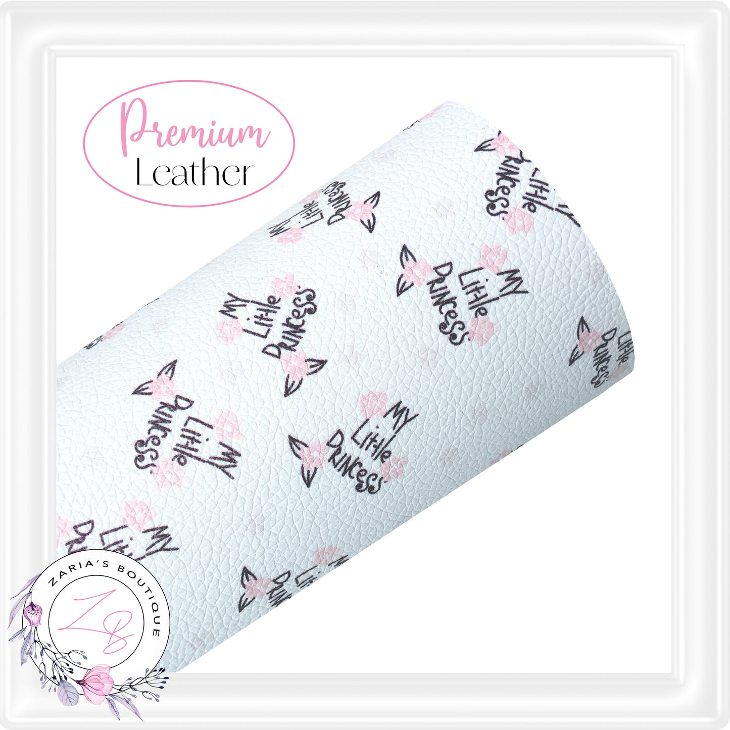 SALE My Little Princess ~ Custom Faux Leather ~ 1mm
