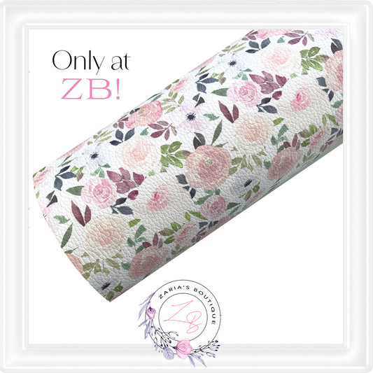 β
Β Dusty Rose Blooms β
Β Luxury Vegan Faux Leather β