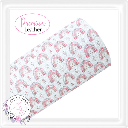 â‹…  Teddy Rainbows â‹… Custom Printed Premium Vegan Faux Leather â‹…