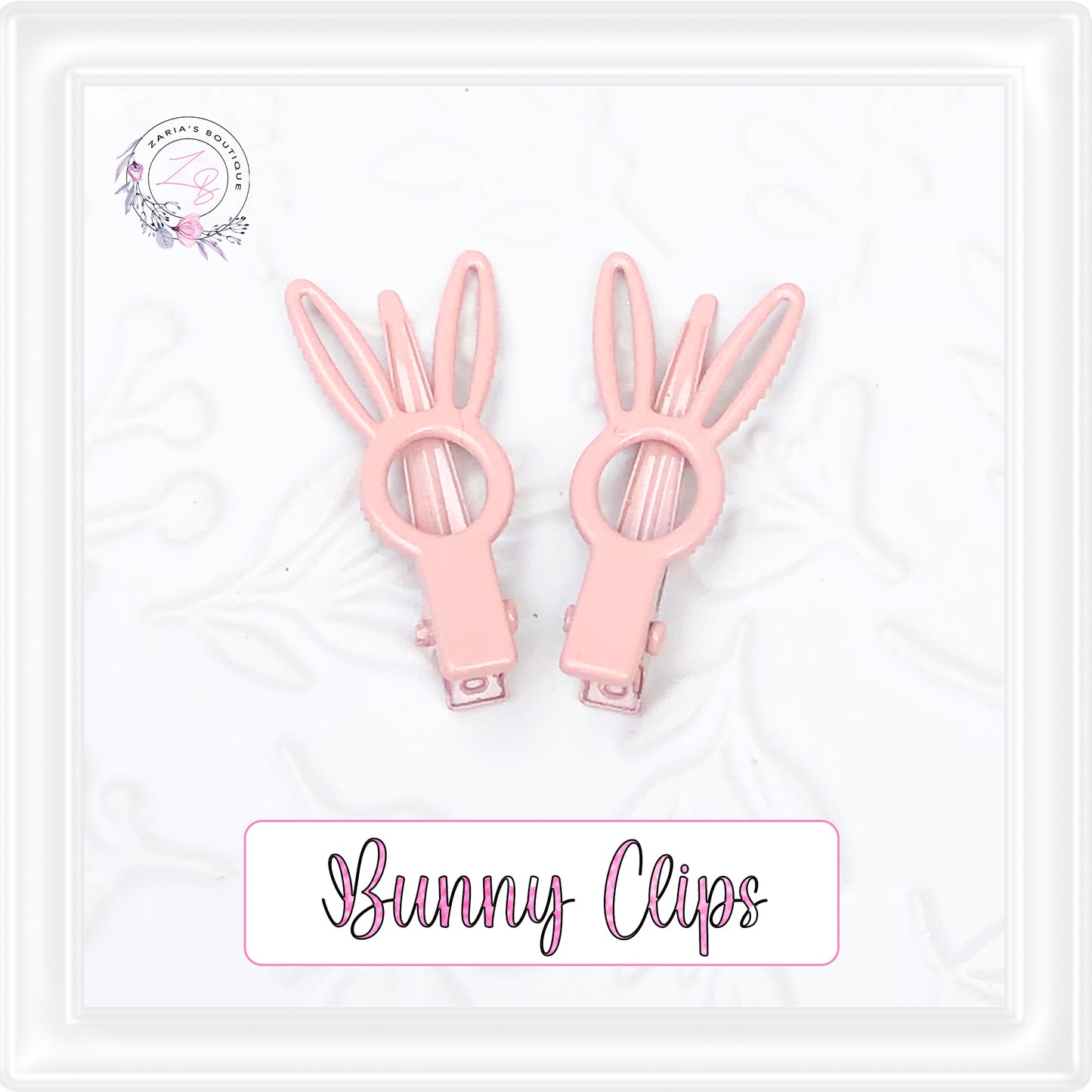 ⋅ Pastel Bunny Clips ⋅ Alligator Easter Rabbit Hair Clips