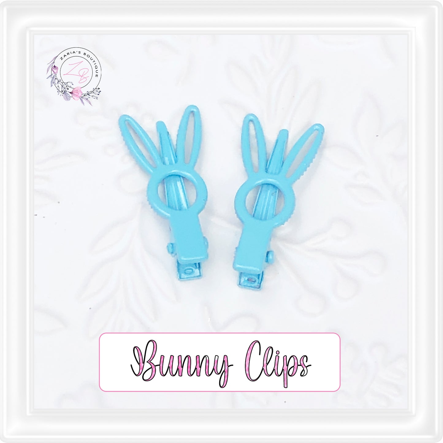 ⋅ Pastel Bunny Clips ⋅ Alligator Easter Rabbit Hair Clips
