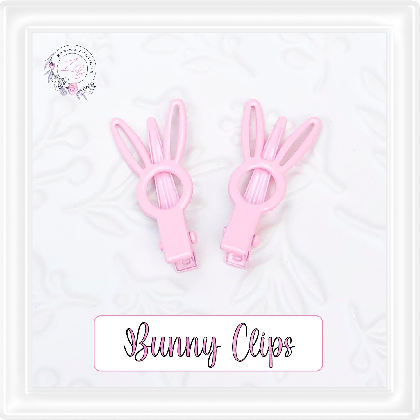 ⋅ Pastel Bunny Clips ⋅ Alligator Easter Rabbit Hair Clips
