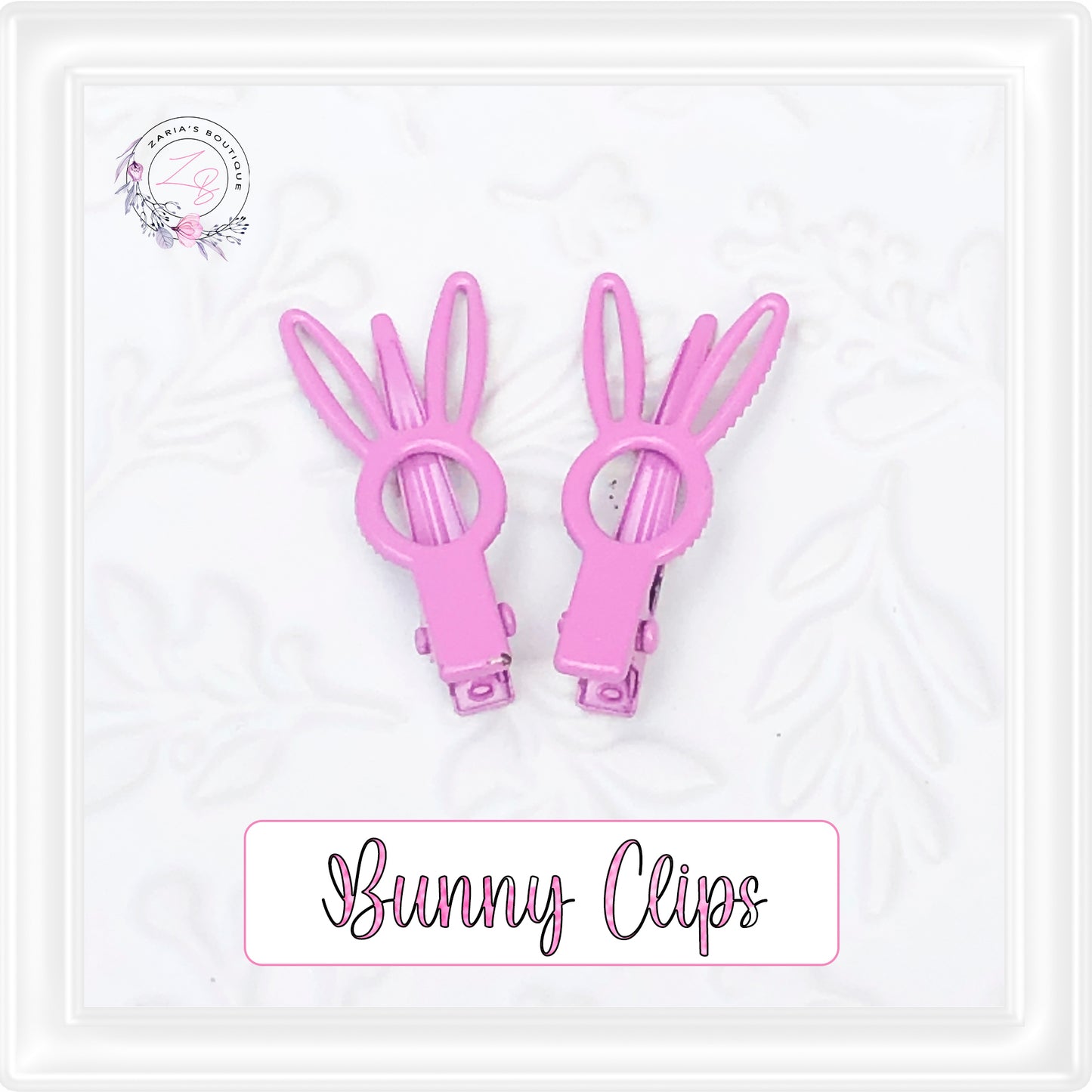 ⋅ Pastel Bunny Clips ⋅ Alligator Easter Rabbit Hair Clips
