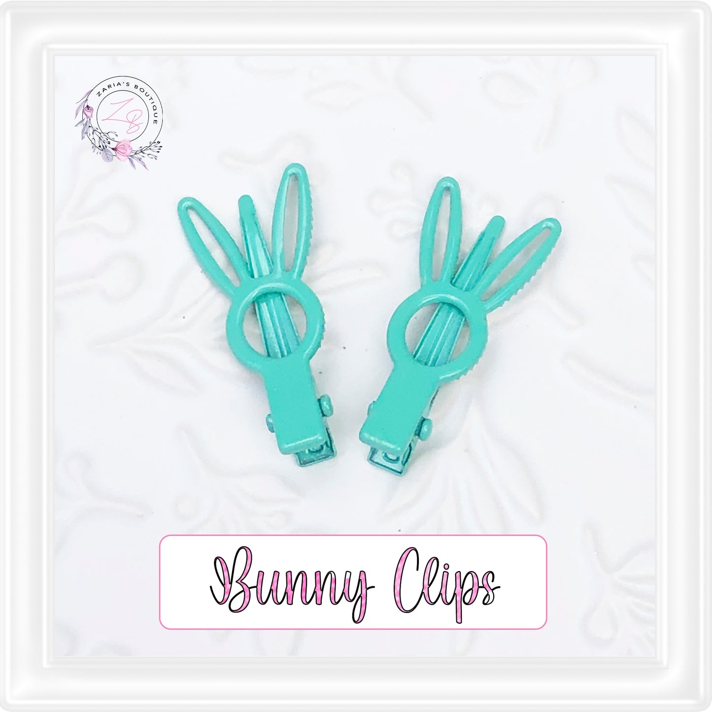⋅ Pastel Bunny Clips ⋅ Alligator Easter Rabbit Hair Clips