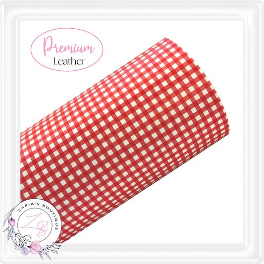 ⋅ Mustard Gingham ⋅ Premium Vegan Faux Leather ⋅