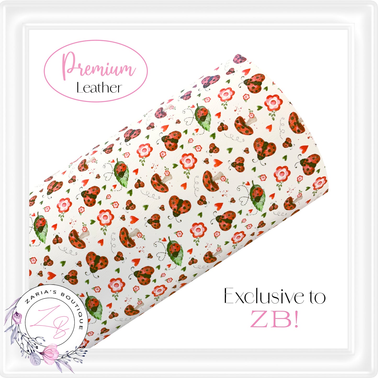 ⋅ Little Ladybugs ⋅ Premium Vegan Faux Leather ⋅