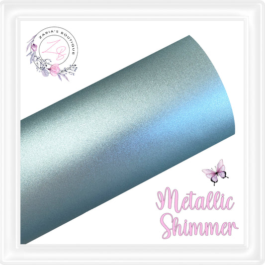 • Metallic Shimmer • Light Blue • Sheets or Rolls •