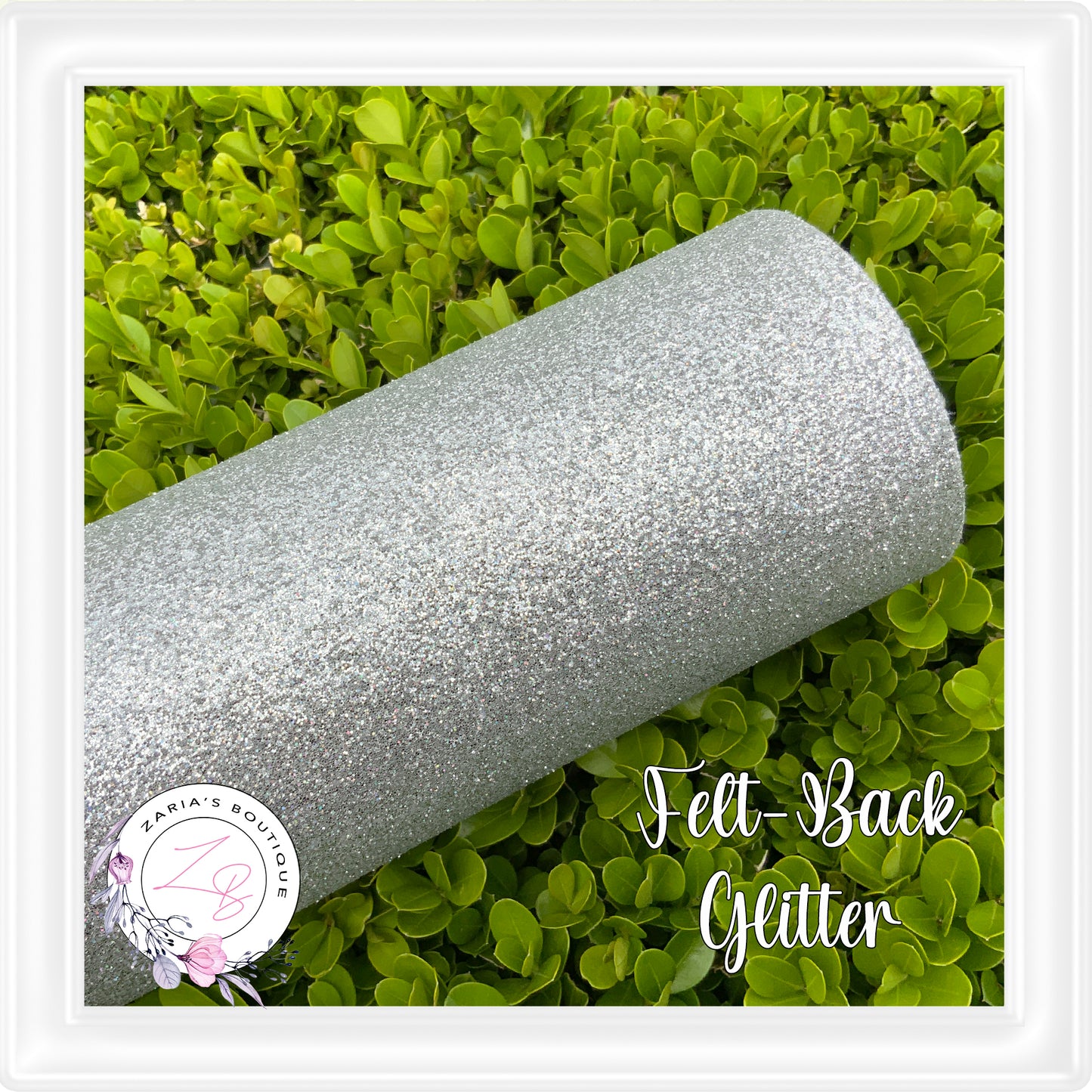 ⋅ Silver Glitter ⋅ Felt-Backed Craft Sheets ⋅