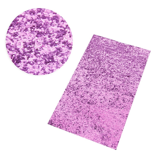 Pink Orchid ~ Medium Glitter Faux Leather Fabric Sheets