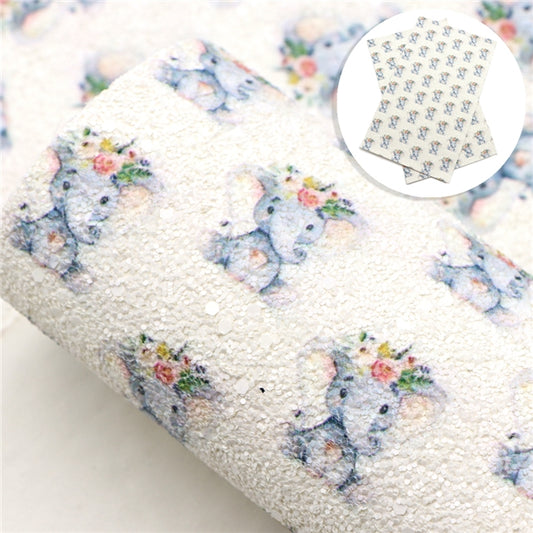 Ellie The Elephant ~ Chunky Glitter