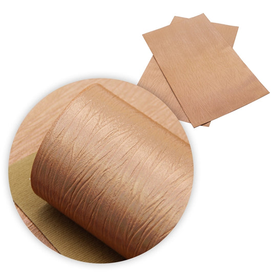 Ripples ~ Tan Brown Pearl Textured Faux Leather