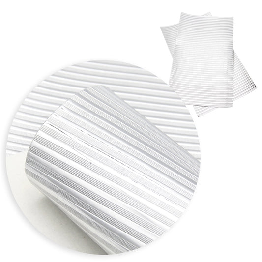 SALE Textured Metallic Stripes ~ Faux Leather ~ 10 Colours